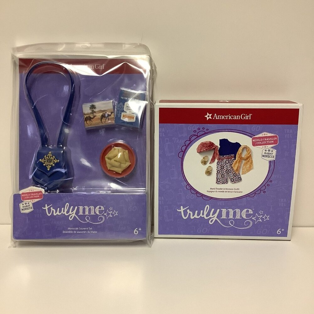 American Girl World Traveler in Morocco Outfit & Souvenir Set New in Package Box